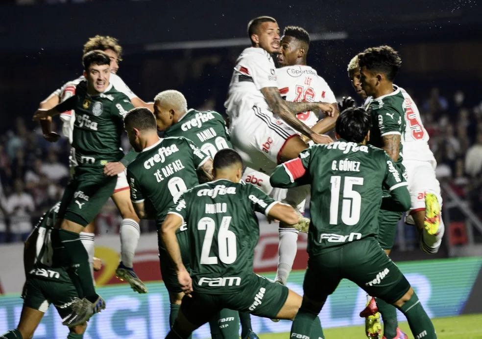 Palmeiras perde para o São Paulo no jogo de ida da Copa do Brasil