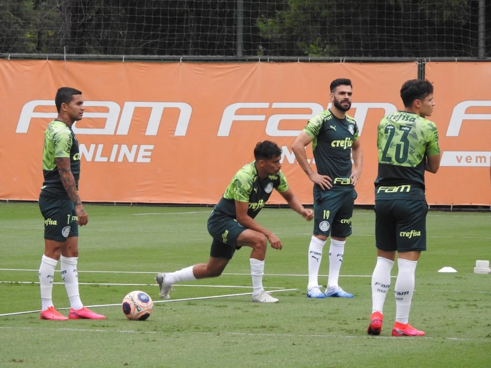 Com reforço em campo, Palmeiras se reapresenta e reservas treinam na Academia