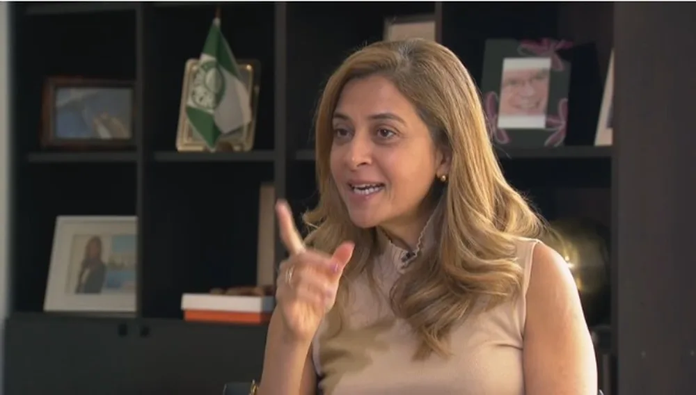 Leila Pereira avalia seu primeiro ano na política do Palmeiras