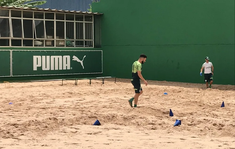 Palmeiras inicia treino em dois períodos com trabalho físico na Academia; veja como foi