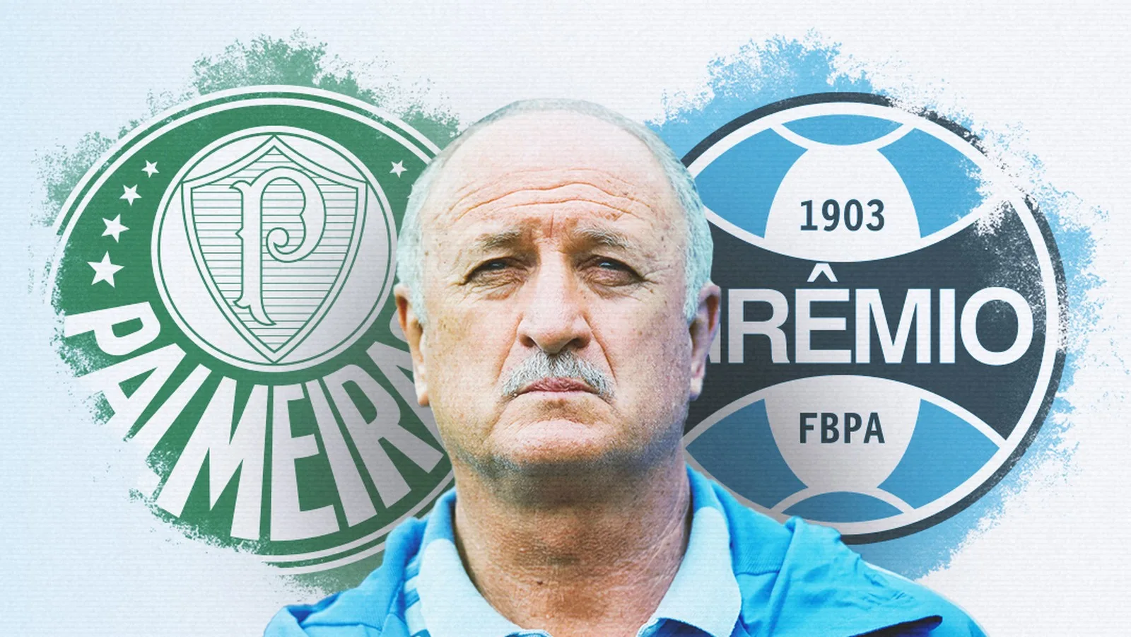 Venceu mais pelo Palmeiras ou pelo Grêmio? Veja números de Felipão nos rivais desta terça