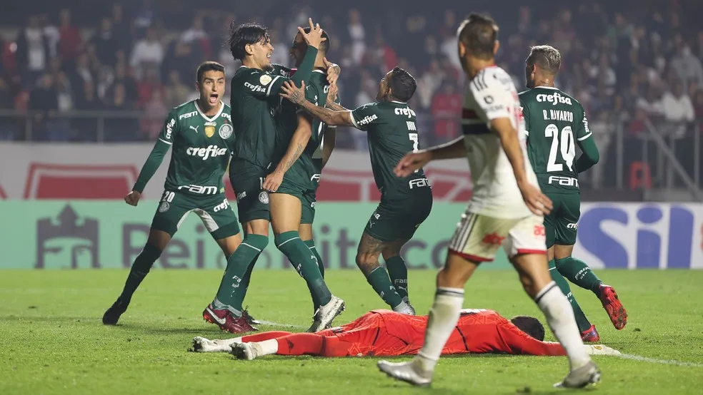 Com aproveitamento de quase 90% em clássicos, Palmeiras precisa de mais duas vitórias para quebrar o próprio recorde