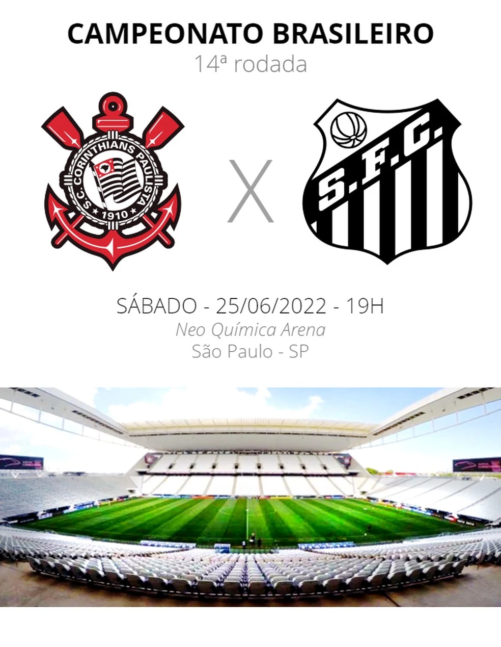 Corinthians x Santos: pré-jogo