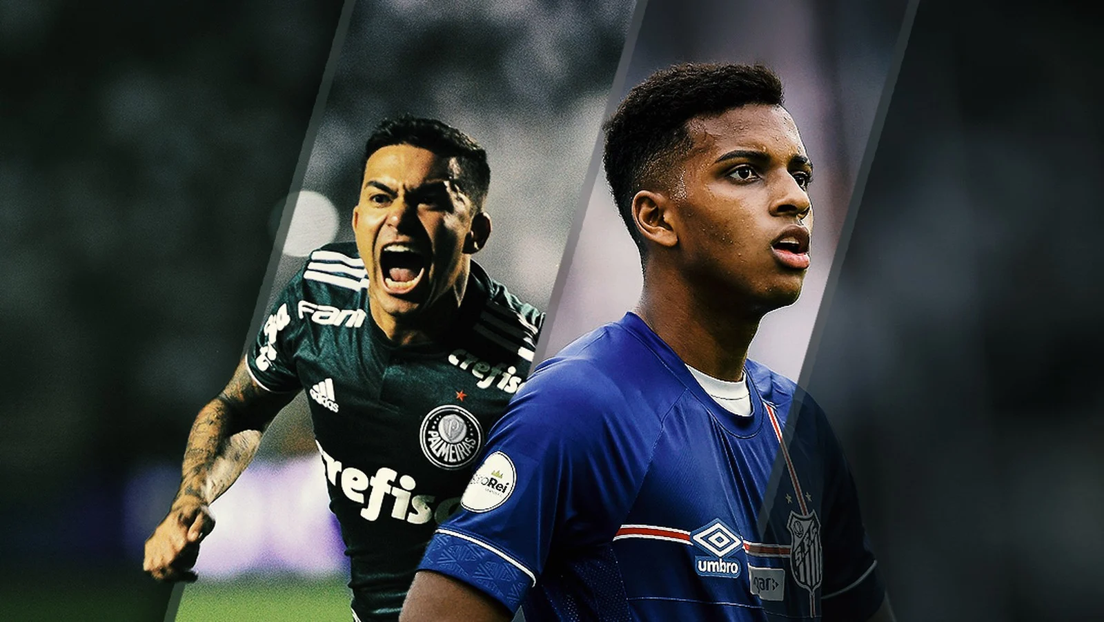 Adversários na rodada, Dudu e Rodrygo são os que mais causam cartões ao adversários no Brasileirão