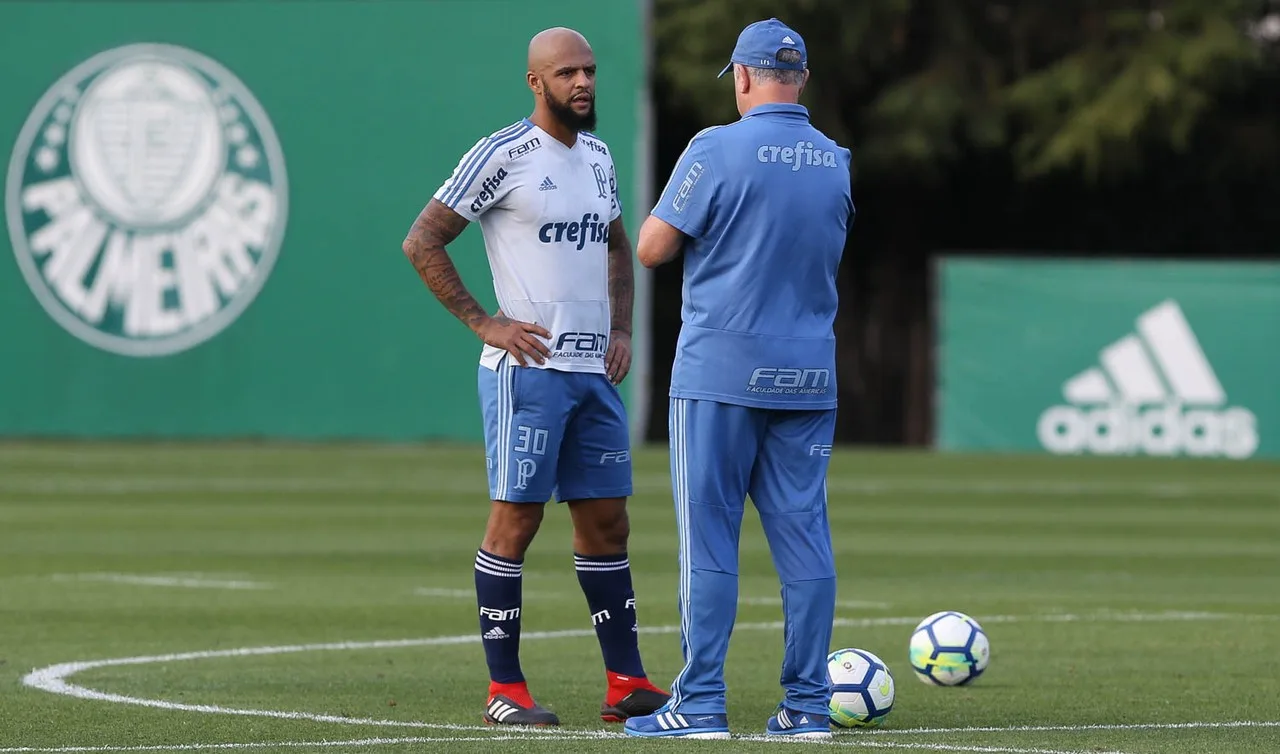 Palmeiras aproveita bom momento e nova era Felipão para se fechar ainda mais