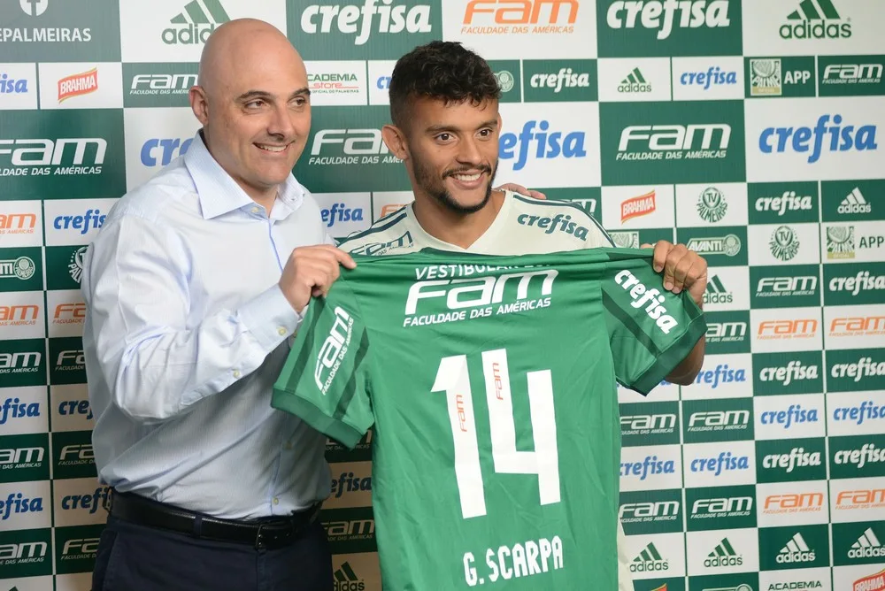 Saiba por que Scarpa escolheu a camisa 14 no Palmeiras