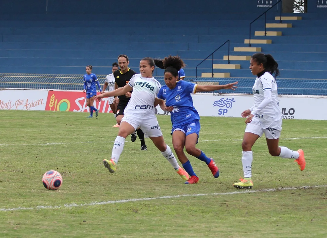 Feminino: Com dois de Ary, Verdão vence primeiro jogo das quartas de final do Paulista contra o São José