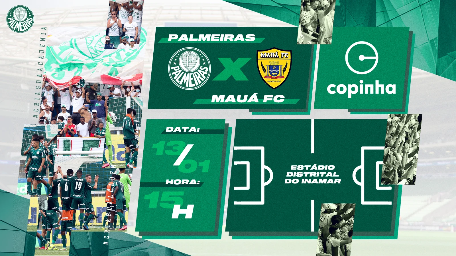 Palmeiras inicia mata-mata da Copinha em duelo contra o Mauá FC