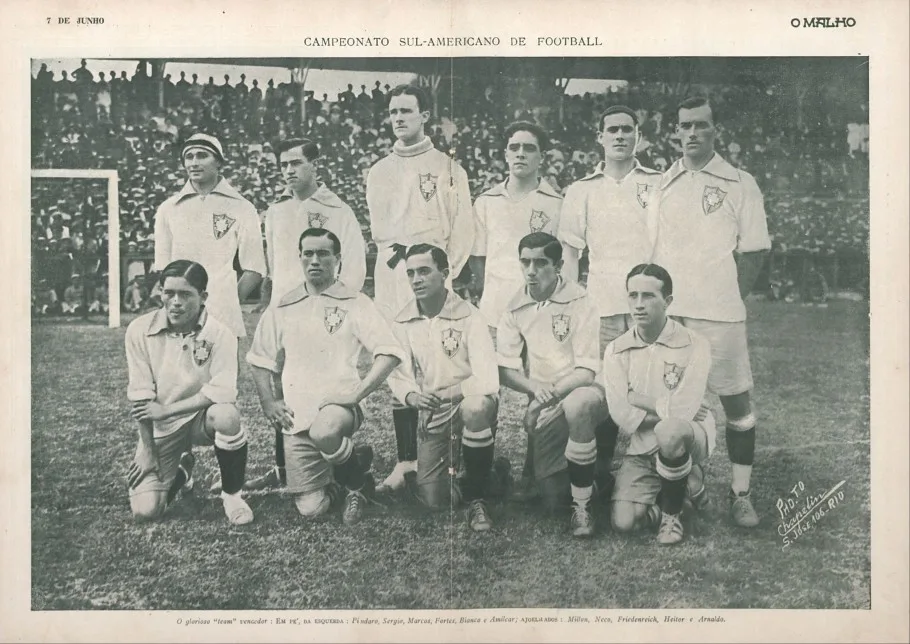 Timão na Copa América: as participações dos corinthianos em 1919, 1922 e 1937