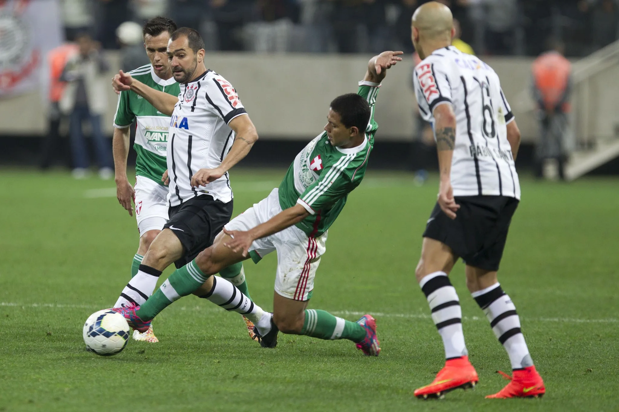 Há cinco anos, Corinthians vencia Palmeiras no primeiro Derby da história da Arena Corinthians