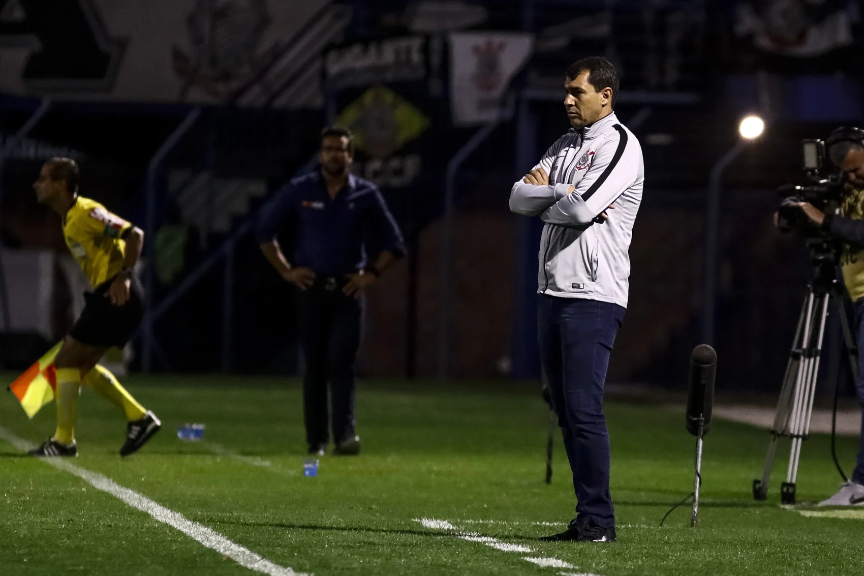 Fábio Carille fala sobre situação do Timão na tabela após o empate com Avaí