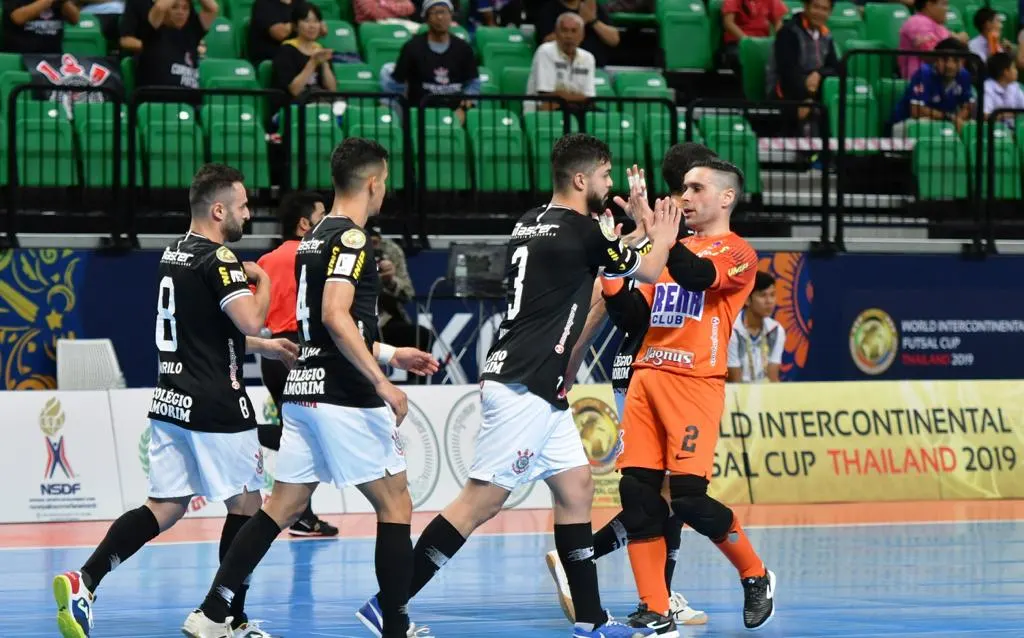 Corinthians vence Shenzhen Nanling em estreia pelo Mundial de Clubes de Futsal