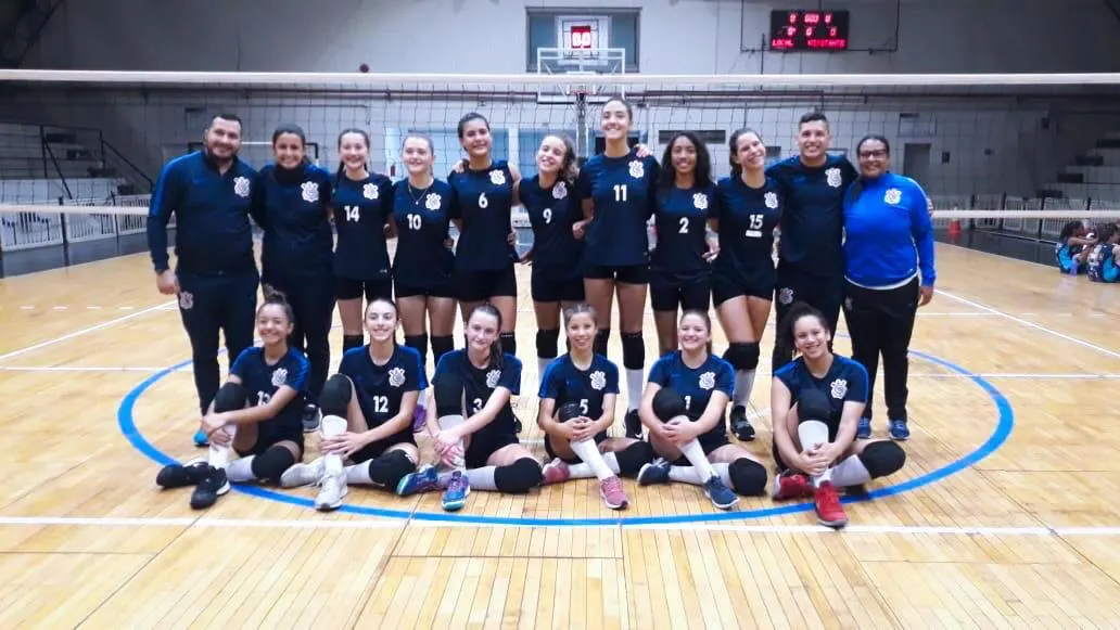 Vôlei Feminino sub-14 do Timão conquista a oitava vitória seguida no Campeonato Paulista