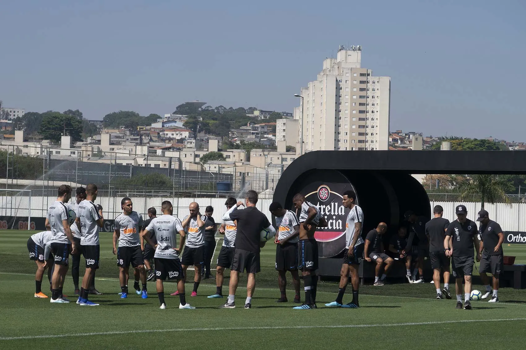 Corinthians iniciou a preparação para jogo contra o São Paulo