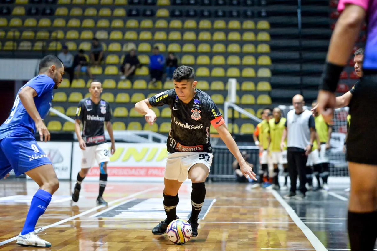 Em casa, Corinthians enfrenta Santo André pela final do Paulista Sub-20 de Futsal