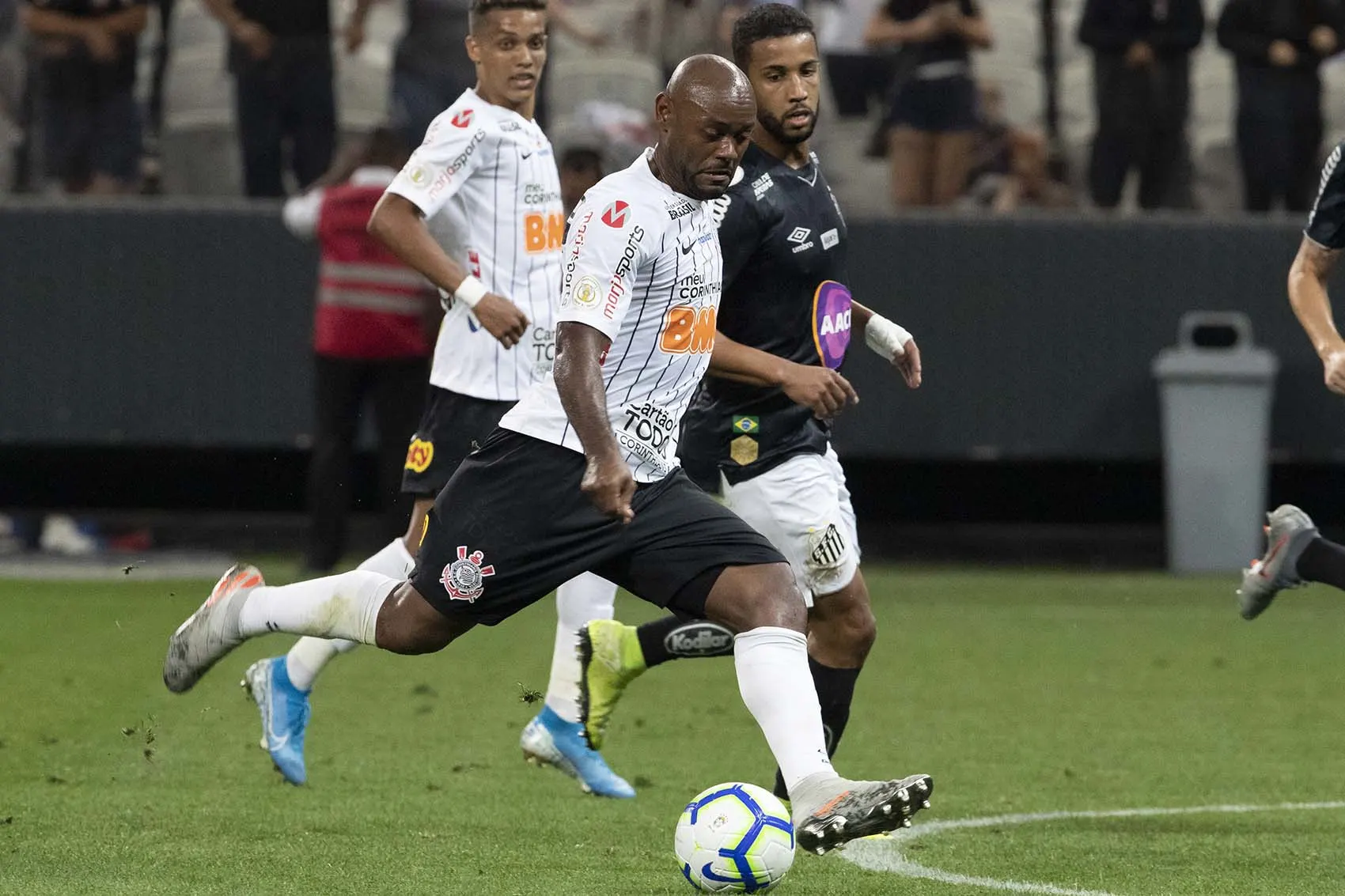 Na Arena Corinthians, Timão enfrenta o Santos pelo Paulistão neste domingo