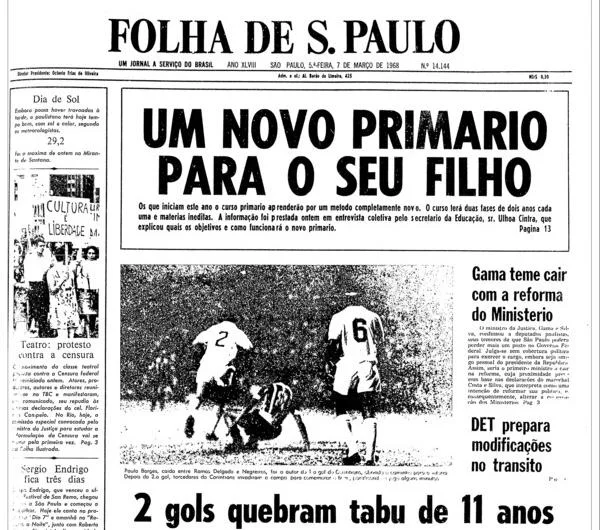 Há 51 anos, Corinthians encerrava tabu contra o Santos pelo Paulistão 