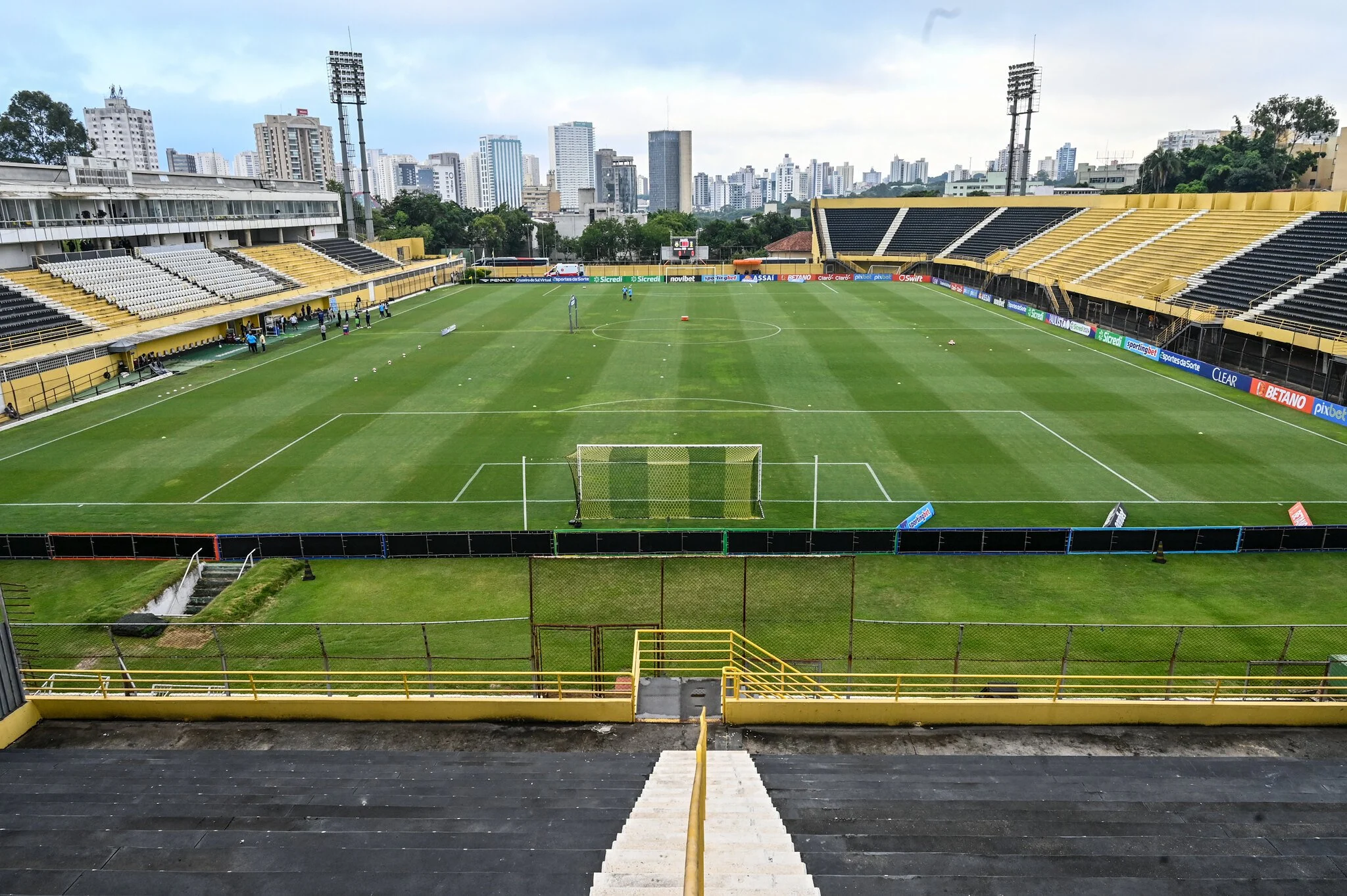 Palco do duelo entre Água Santa e Corinthians na última rodada do Paulistão