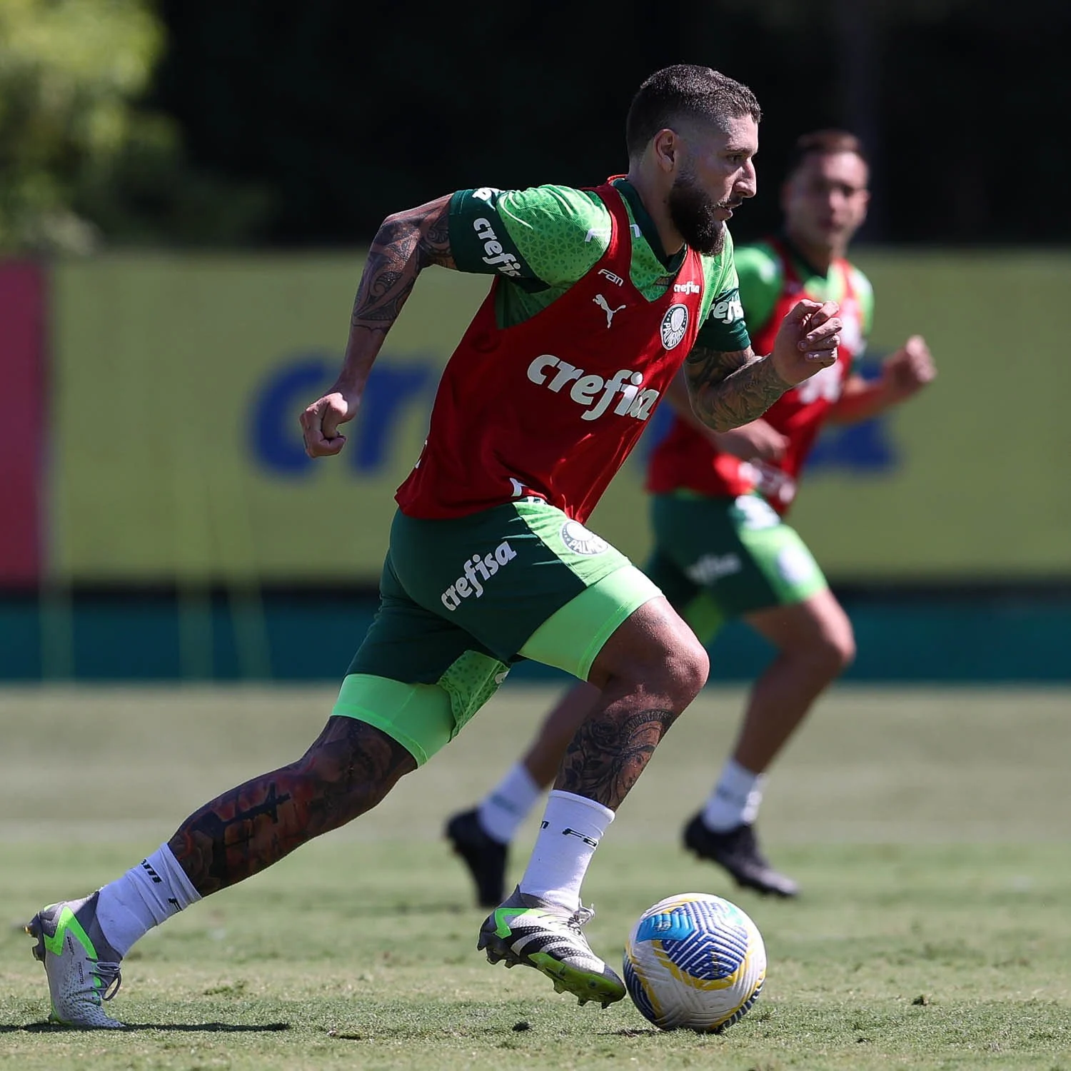 Zé Rafael se destaca no treino do Palmeiras após clássico contra o São Paulo