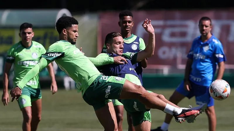 Palmeiras encerra preparação e define equipe para duelo contra o Liverpool-URU na Libertadores.