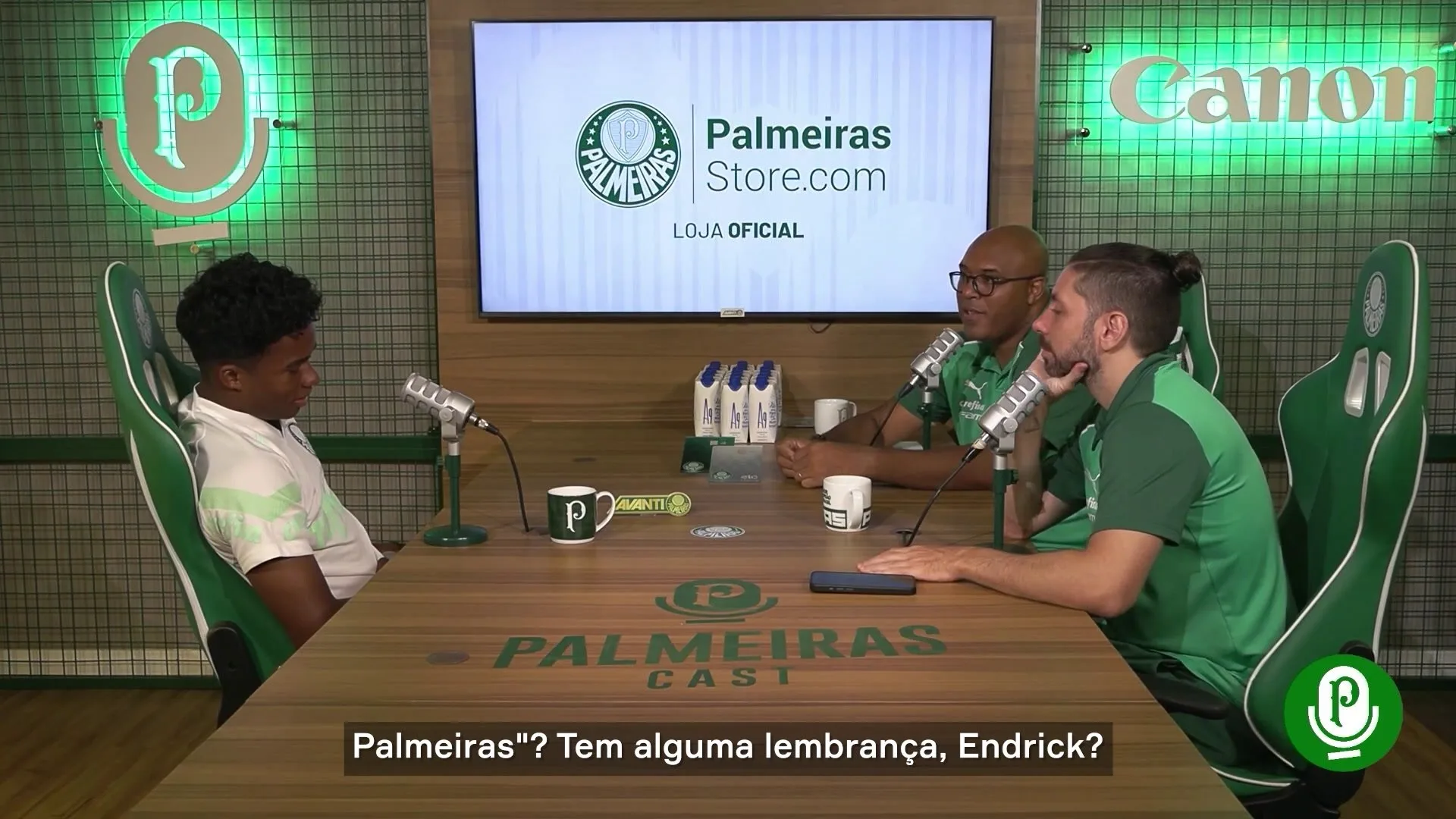 Endrick relembra chegada ao Palmeiras: 