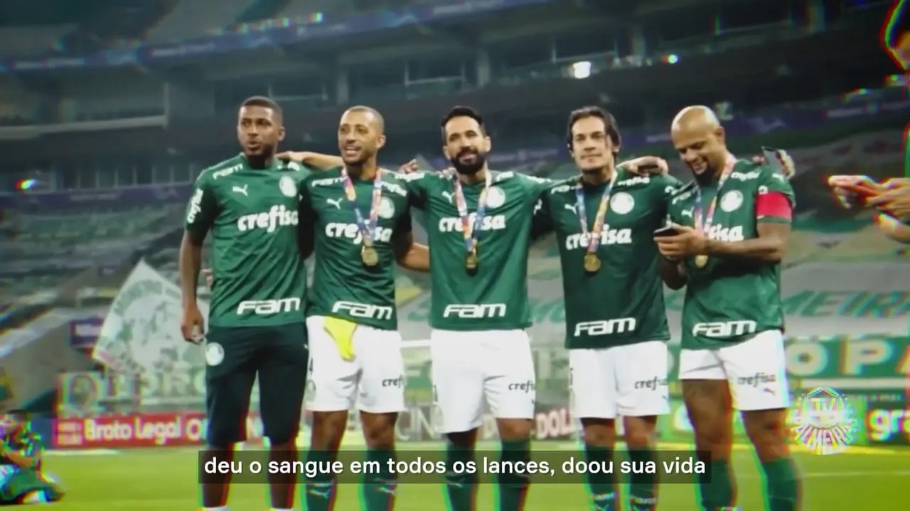 Palmeiras presta homenagem a Luan pela trajetória de oito anos no clube.