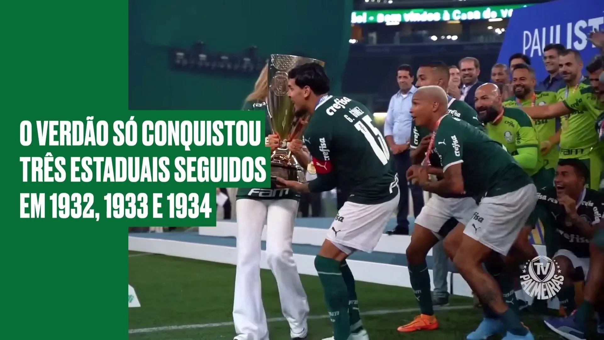 Palmeiras em busca do inédito tricampeonato paulista após 90 anos de história