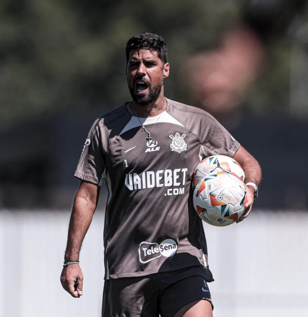 Treino do Corinthians no CT Dr. Joaquim Grava deste domingo.