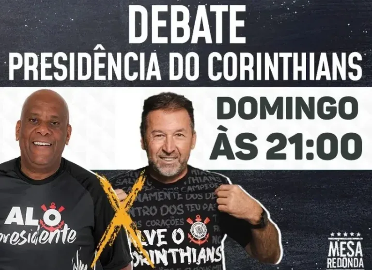Mesa Redonda promove debate de candidatos à presidência do Corinthians