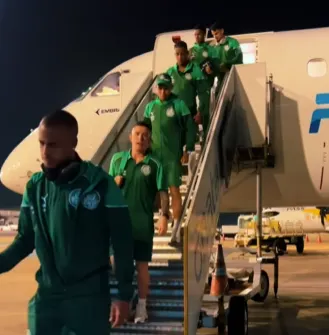 Palmeiras chega em Fortaleza para enfrentar o Fortaleza no Brasileirão.