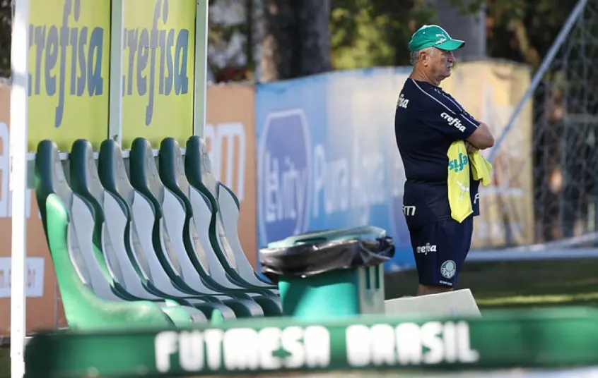 Palmeiras comemora tempo sem jogo para Felipão trabalhar alternativas