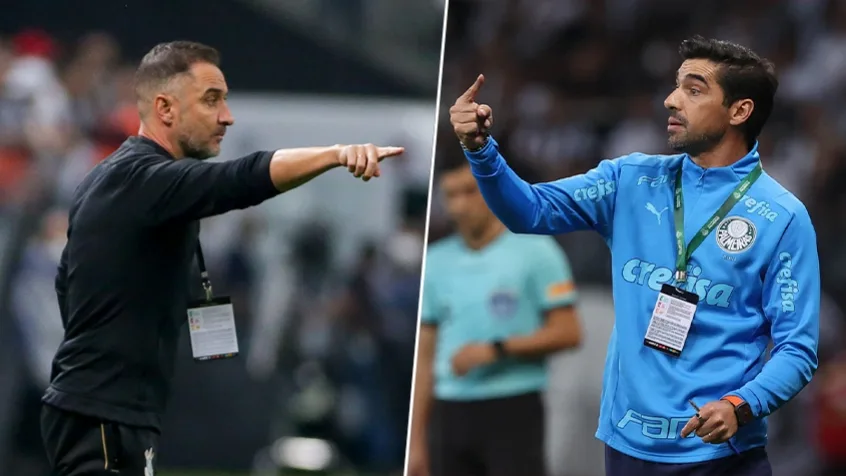 Veja o duelo de Abel Ferreira contra Vítor Pereira em números