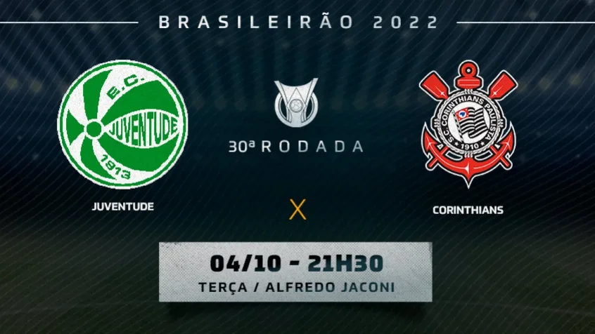 Juventude x Corinthians: onde assistir, prováveis escalações e desfalques pelo Brasileirão