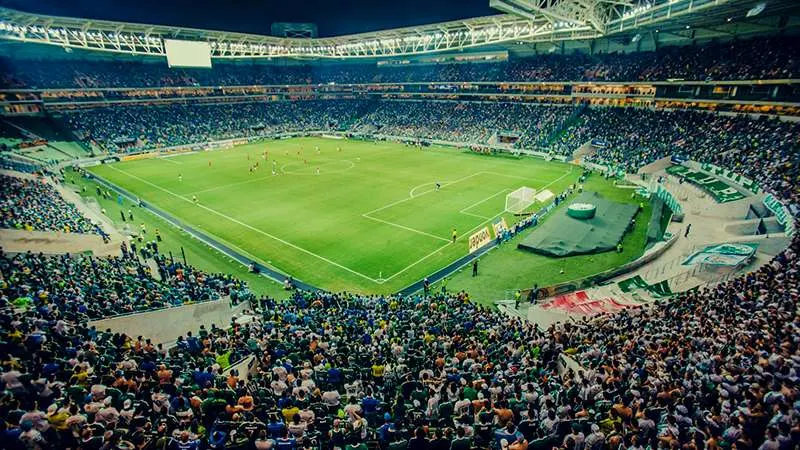 Treino do Palmeiras no Allianz Parque antes da semifinal do Paulistão.