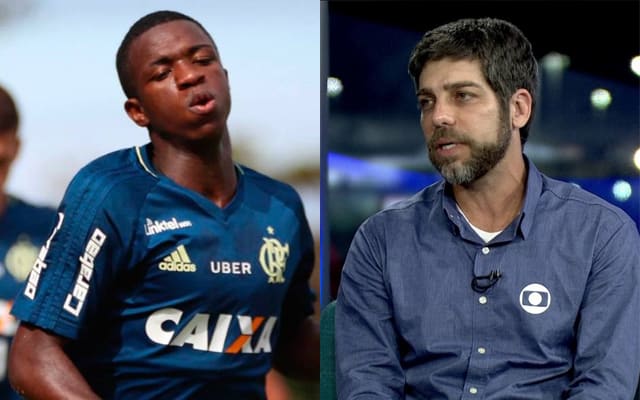 Juninho Pernambucano coloca Vinicius Jr abaixo de promessas de Santos e Vasco