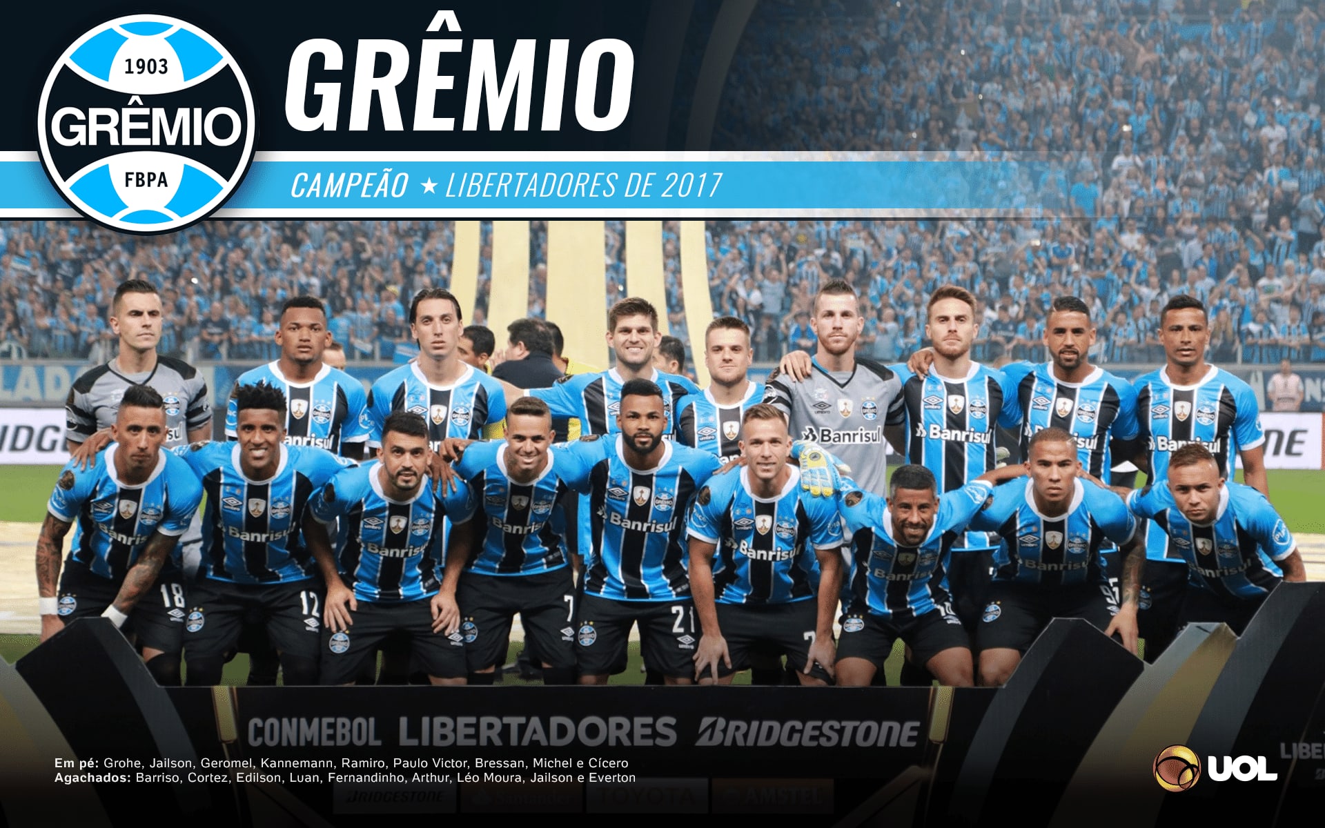 VÍDEO: Relembre a campanha do título da Libertadores de 2017