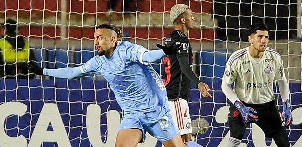 Flamengo perde invencibilidade no ano com gols brasileiros na altitude.