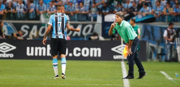 De pai para filho. Relação entre Luan e Renato é esperança no Grêmio