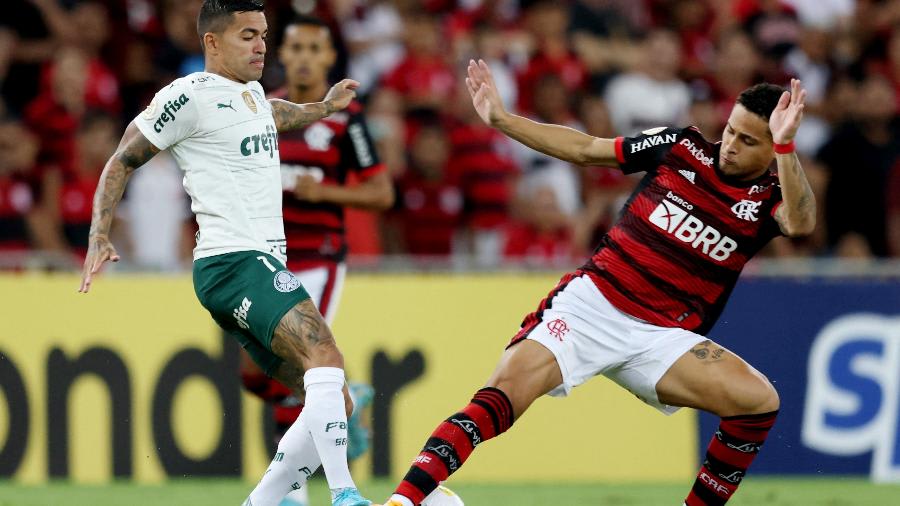 Palmeiras x Flamengo: No campo e no banco, rivais fazem briga equilibrada