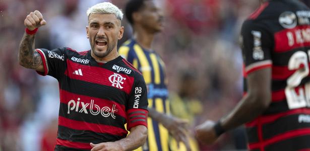 Arrascaeta e Pedro brilham em vitória do Flamengo; confira avaliação dos jogadores.