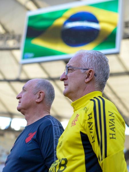 OPINIÃO: Dorival ou Felipão? Difícil dizer qual técnico merece mais a Libertadores!