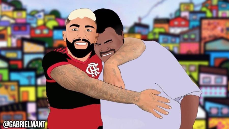 Gabigol vira parça da família de participante do BBB