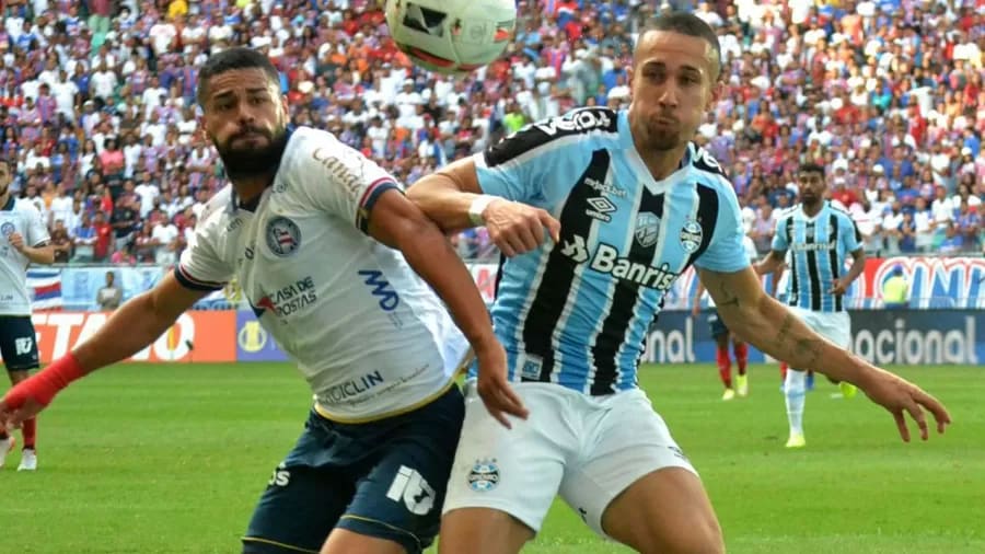 Grêmio empata em 0 a 0 com o Bahia na Fonte Nova