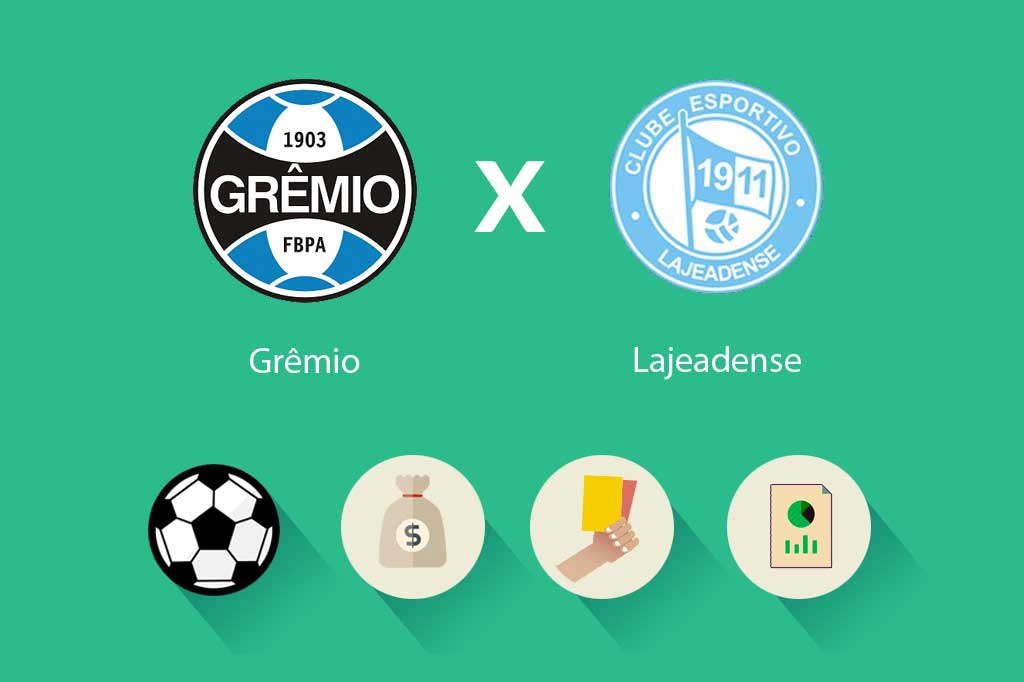 Grêmio x Lajeadense: estatísticas, renda e público, saiba como foi a partida