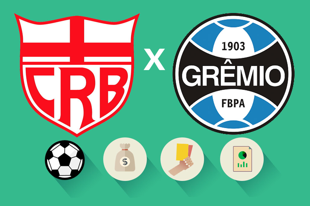 CRB x Grêmio: estatísticas, renda e público, veja como foi a partida