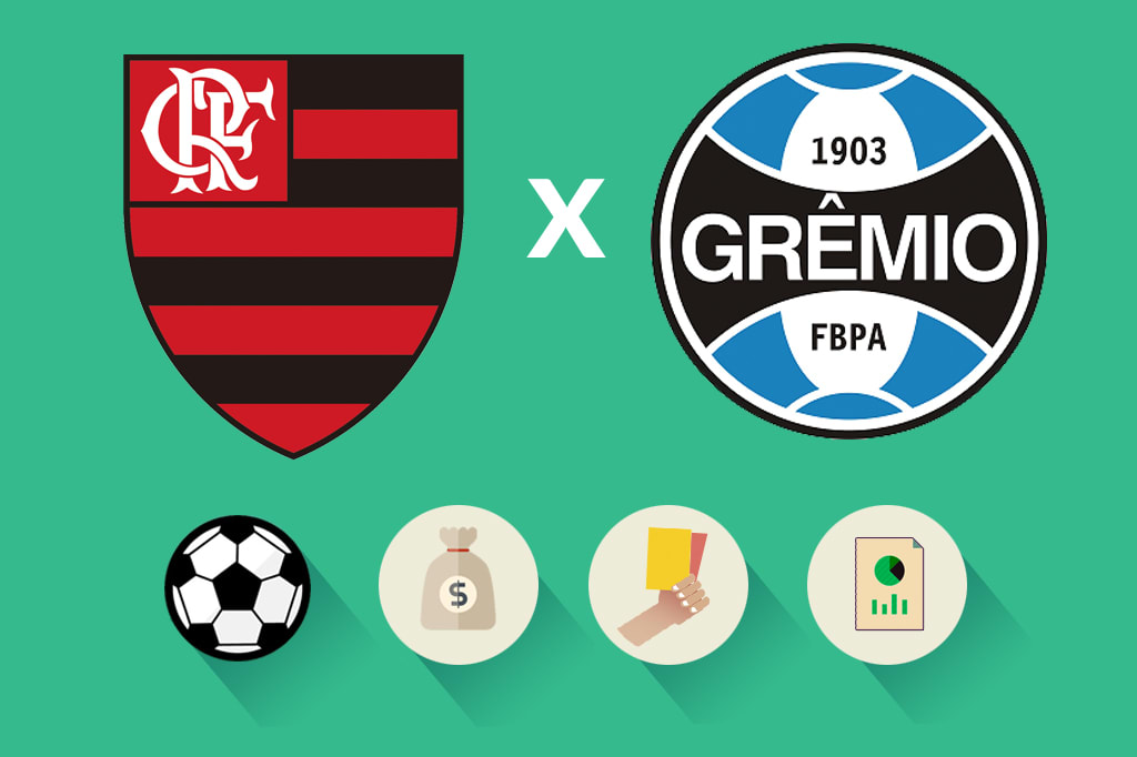 Flamengo x Grêmio: estatísticas, renda e público, como foi a partida