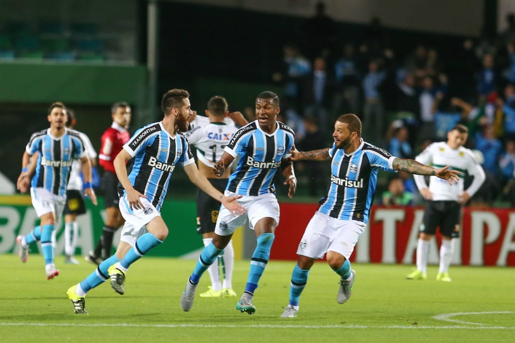 Com gol de Marcelo Oliveira, Grêmio vence o Coritiba