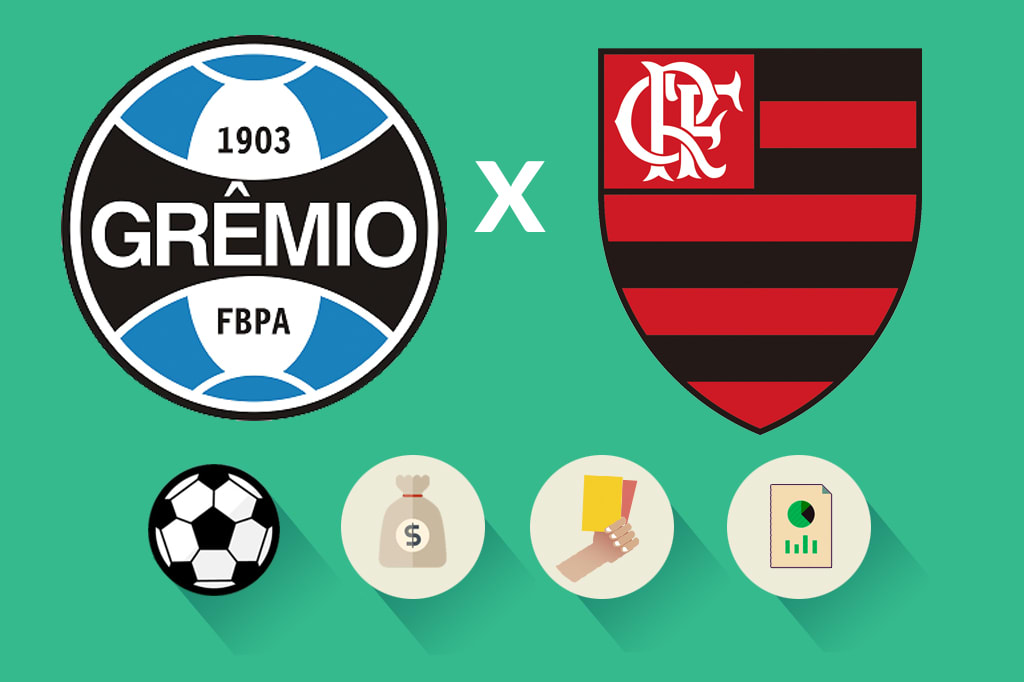 Grêmio x Flamengo: estatísticas, renda e público, saiba como foi a partida