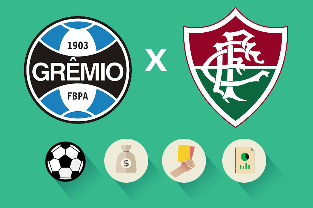 Grêmio x Fluminense: estatísticas, gols e cartões, saiba como foi a partida