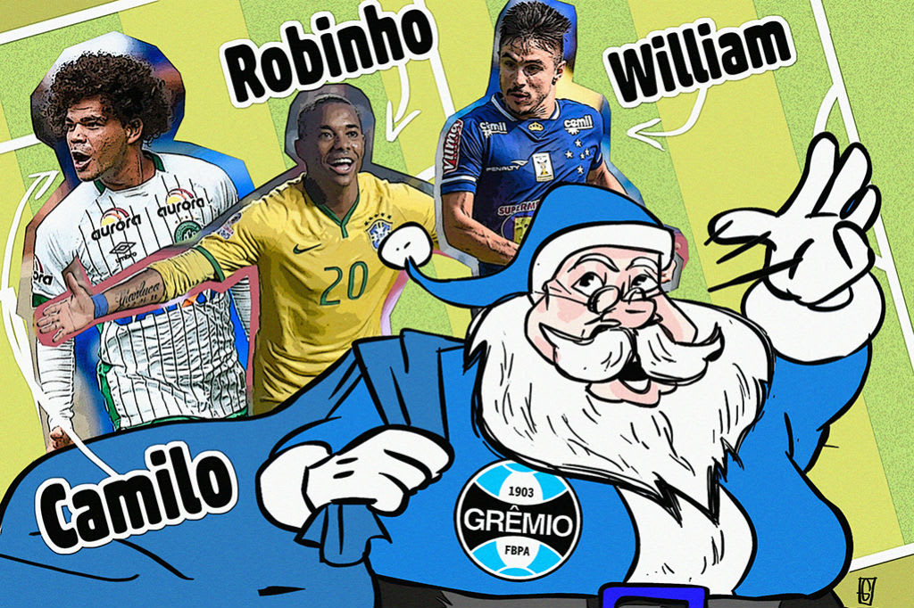 Reforços que o Grêmio deveria pedir ao Papai Noel